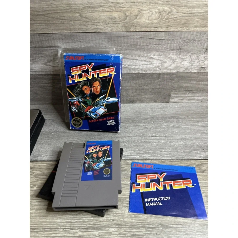 Sunsoft Spy Hunter: Authentic Arcade Edition! (Nintendo NES, 1987) Authentic CIB